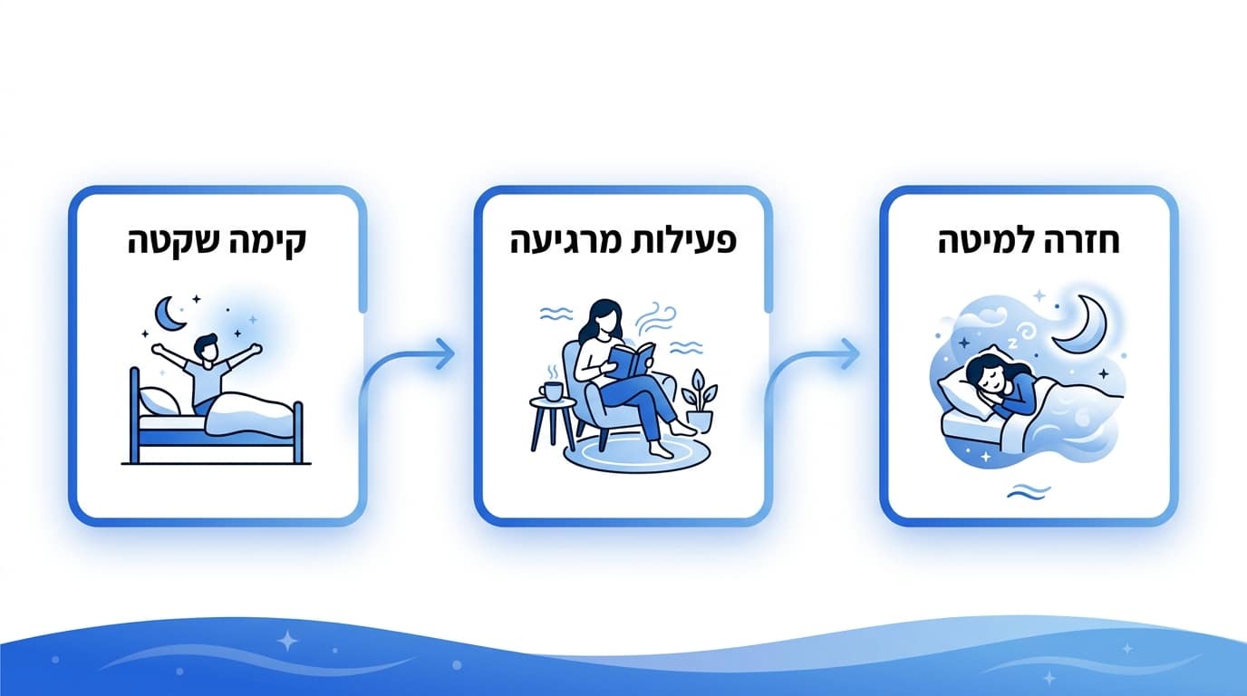 יקיצות ליליות עם מחשבות רצות — כלים להתמודדות