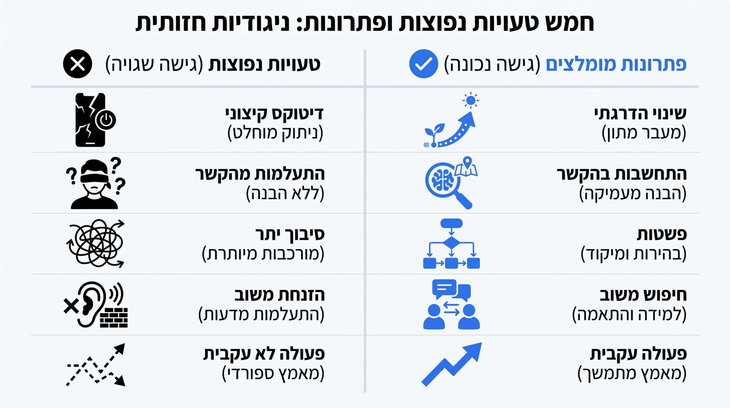 טעויות נפוצות בתהליך הגמילה מהתמכרות לטלפון וכיצד להימנע מהן