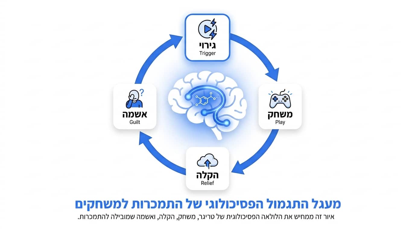 המנגנון הפסיכולוגי שמאחורי התמכרות למשחקי וידאו