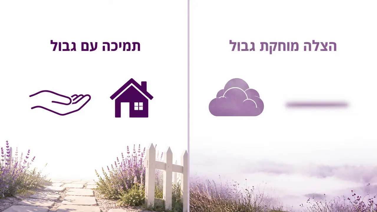 משפחה שתומכת בלי להציל