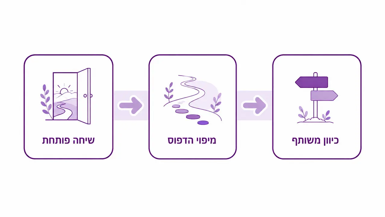הפגישה הראשונה בפועל
